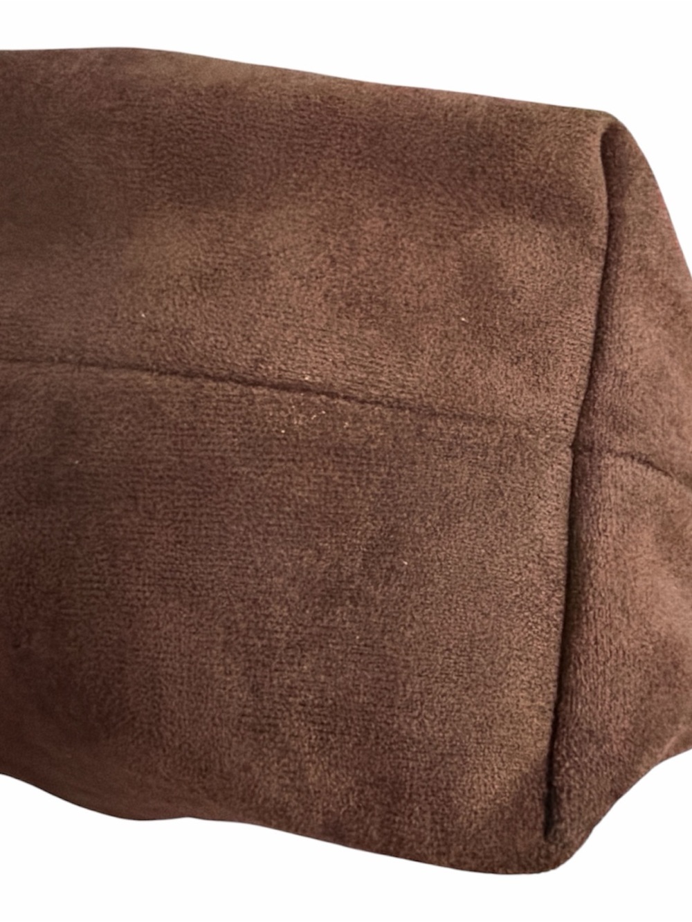 Steve Madden BCarey Brown Patchwork Suede Hobo Bag - Picture 5 of 7